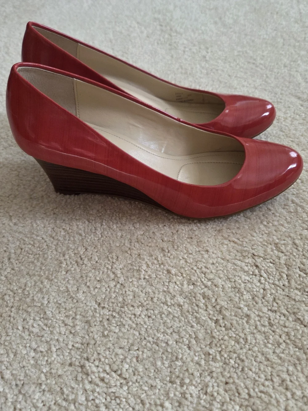 Calvin Klein Red Patent Round-Toe 2